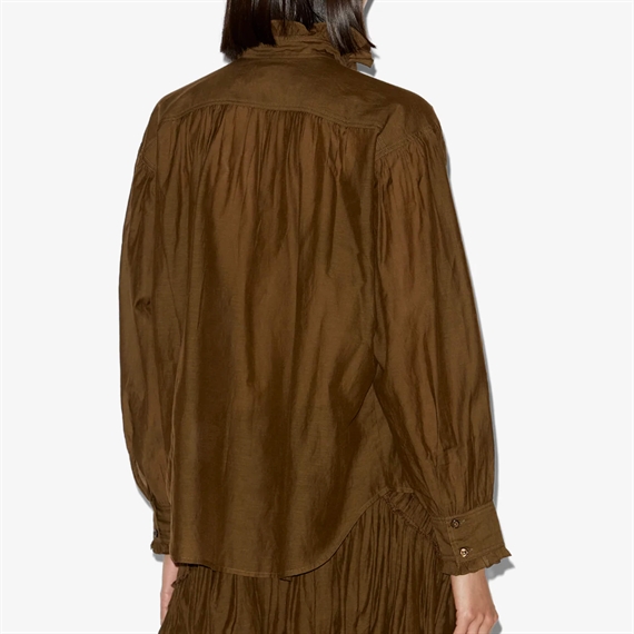Isabel Marant Etoile Pamias Skjorte, Dark Khaki